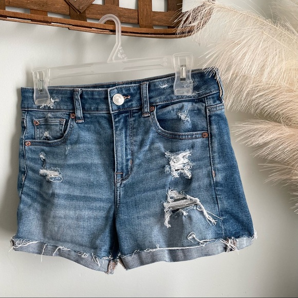 American Eagle Hi-Rise Shortie Super Stretch Short - Picture 3 of 10